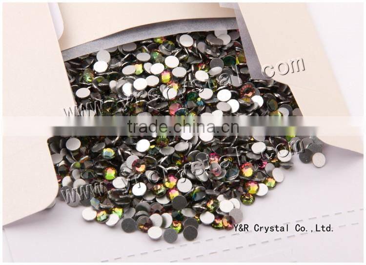 folied back flat back rhinestones for nail art
