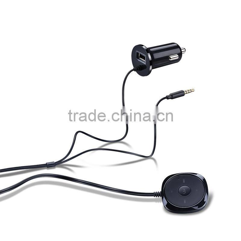 Factory Outlet New BC20 Car Bluetooth Handsfree Car Bluetooth Audio Receiver Car Bluetooth AUX