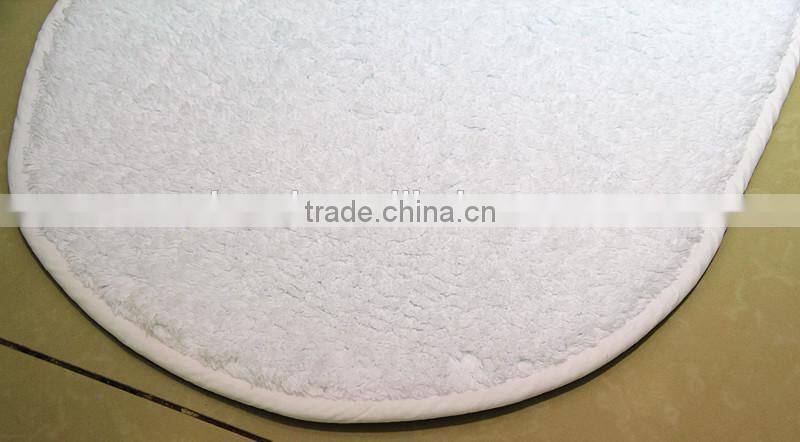 round cotton anti-slip hotel bath rug