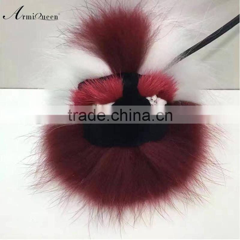 New style great promotional item fur accessories handbag decoration monster
