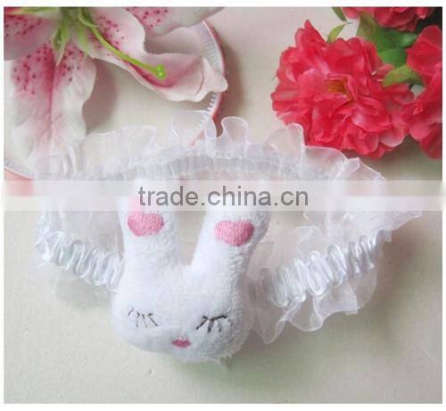 rose lovely rabbit baby bow hair bands