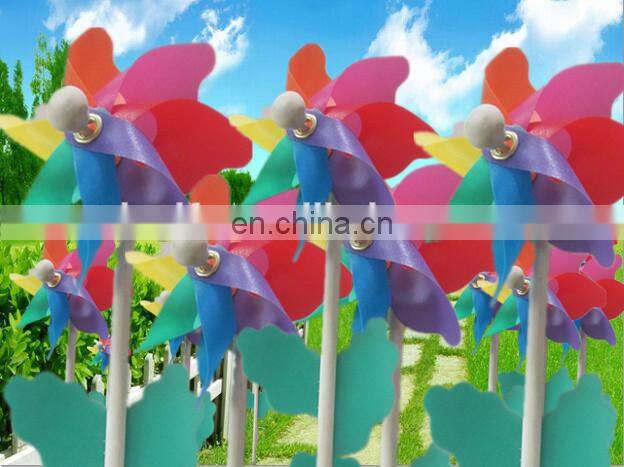 Classic Plastic Rainbow Outdoor Windmills in Top Quality