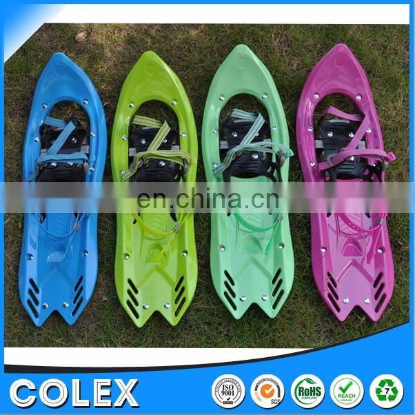 winter sports camping hiking snowshoes with aluminium frame and HDPE decking