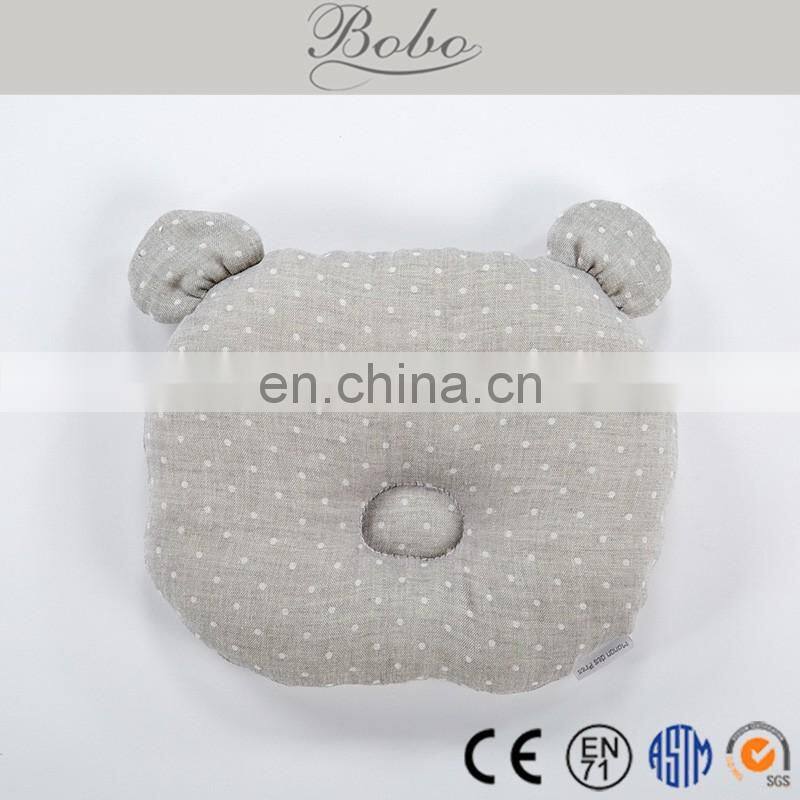 Hot Sale Soft Stuffed Head Shape Baby Pillow For Sleeping