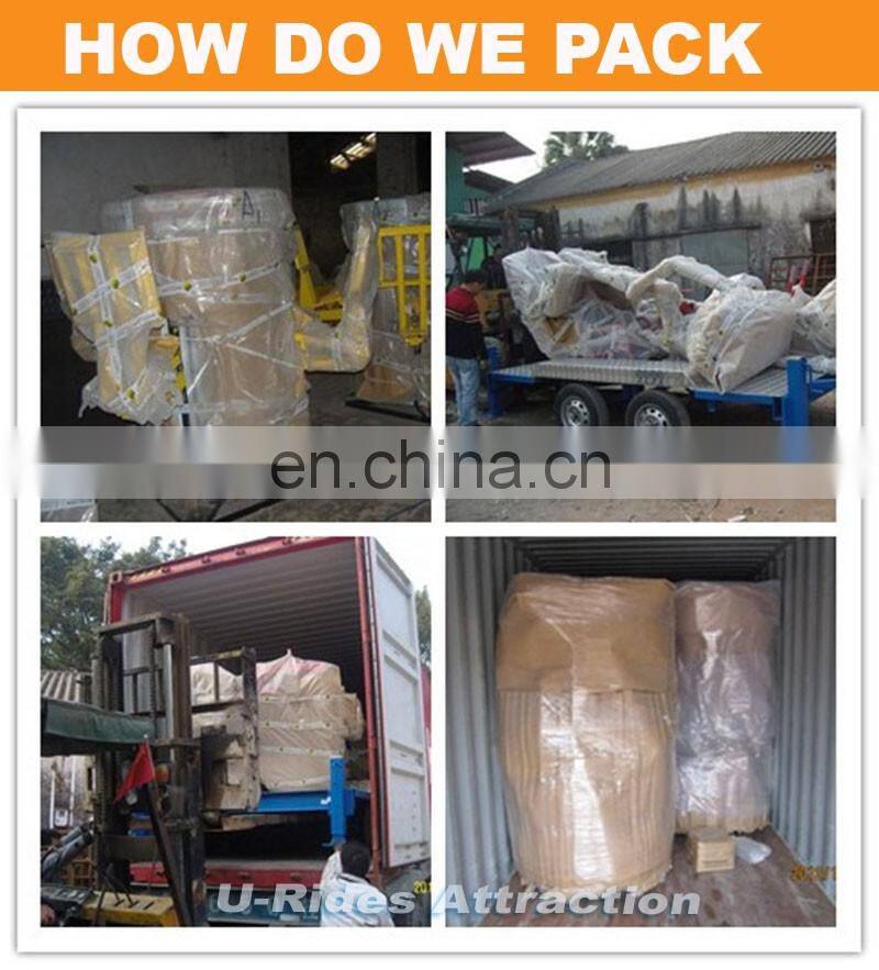 3 Spider Man merry go round carousel / rocking horse for kid's theme park outdoor playground