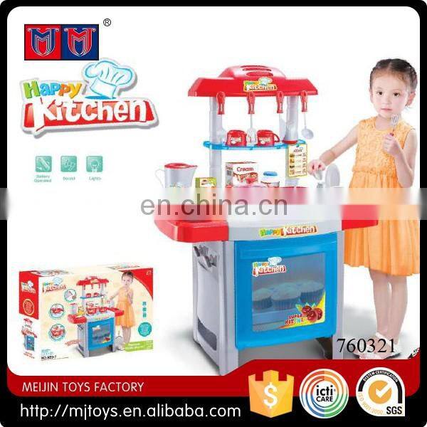 New fashion kitchen desk playset toys with light and sound
