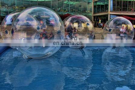 Rectangle Inflatable water pool with bubble ball/water ball pool/water pool
