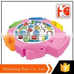 hot selling 2017 electric magnetic battery operated fishing game baby toy with music