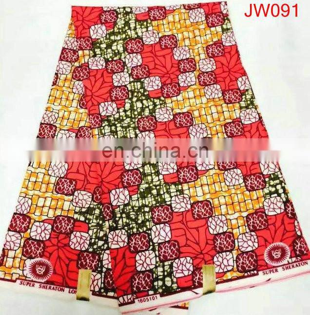 veritable wax block prints fabric real wax african wax fabric JW090