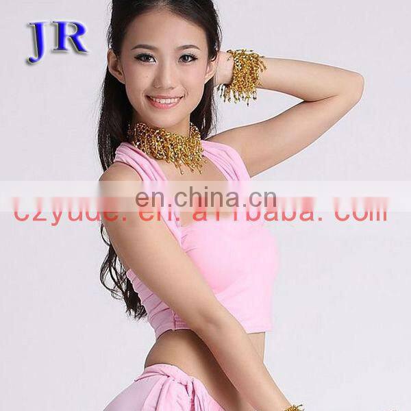 Yellow bra top Belly dance tops hot belly dance tops S-3041#