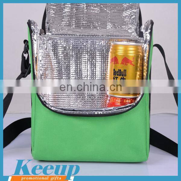 Promotional custom ice 6 can aluminium foil cooler bag