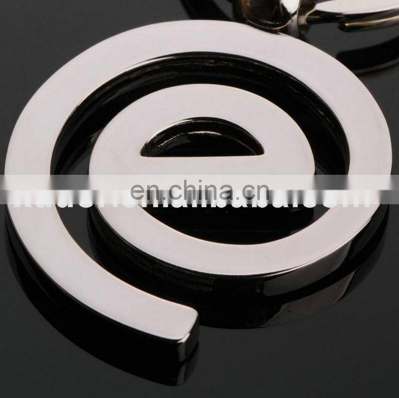 High quality promotional gift cheap price metal custom word letter keychain