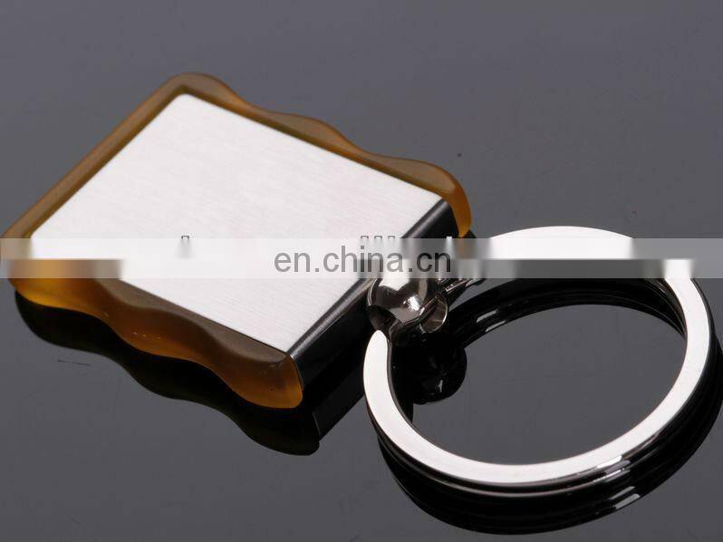 HEART SHAPE ACRYLIC KEYCHAIN SOUVENIR METAL