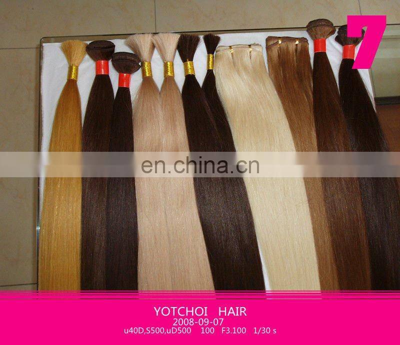 2013 hot sale factory cheap price full cuticle 100% remy human pre bonded U tip hair extensions