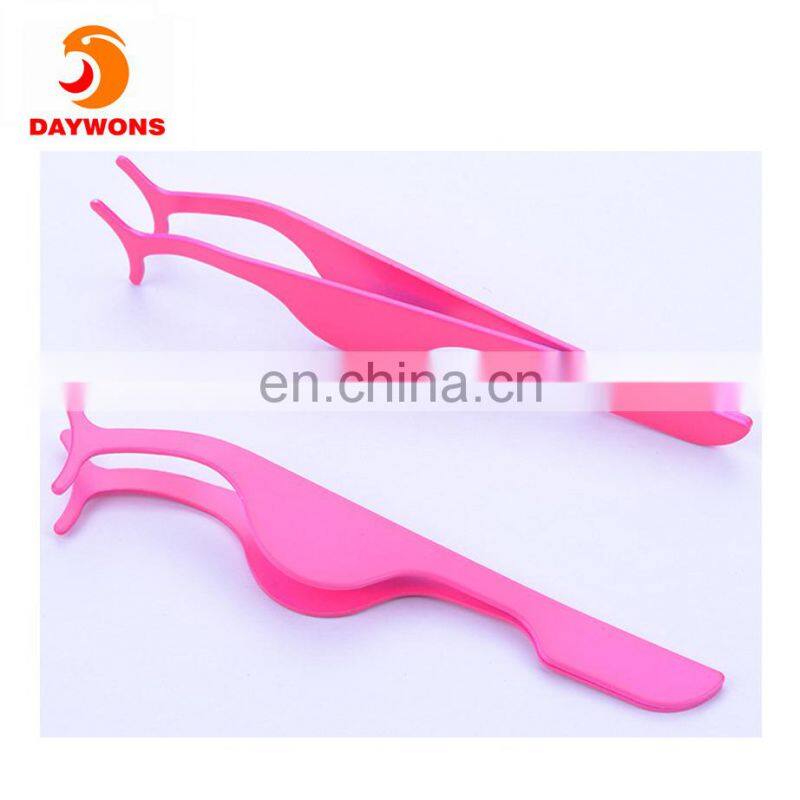 Stainless Steel False Eyelashes Extension Applicator Clipper Auxiliary Tool Tweezers Nipper Fish Tail Clipper