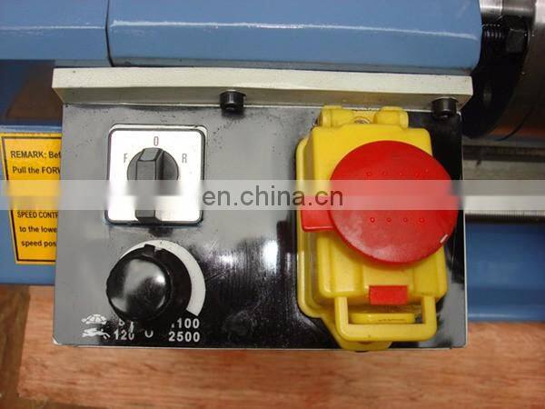 DIY0714  Mini Metal Lathe Metalworking Metal Gears Bench Lathe