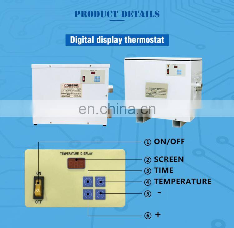 2018 New Style High Efficiency Underground 24 KW Portable Pool Heater