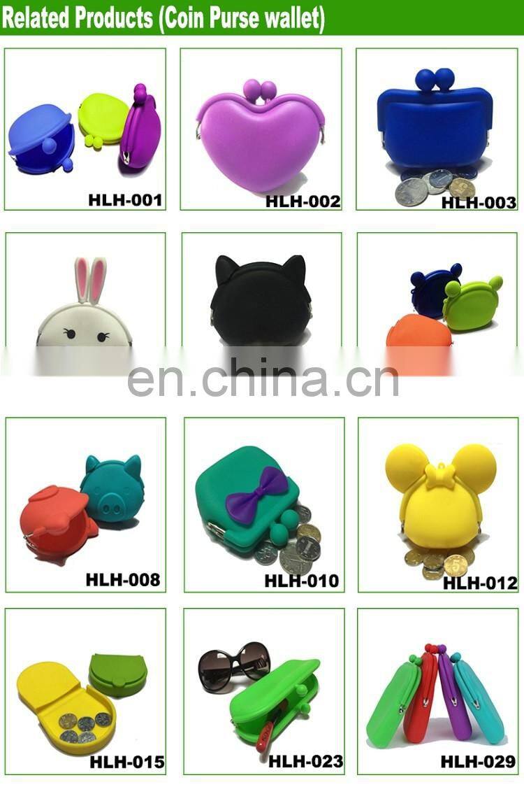 Creative Women Clutch Coin Purse Personalized Promotion Silicone Bag Candy Jelly Change Wallets