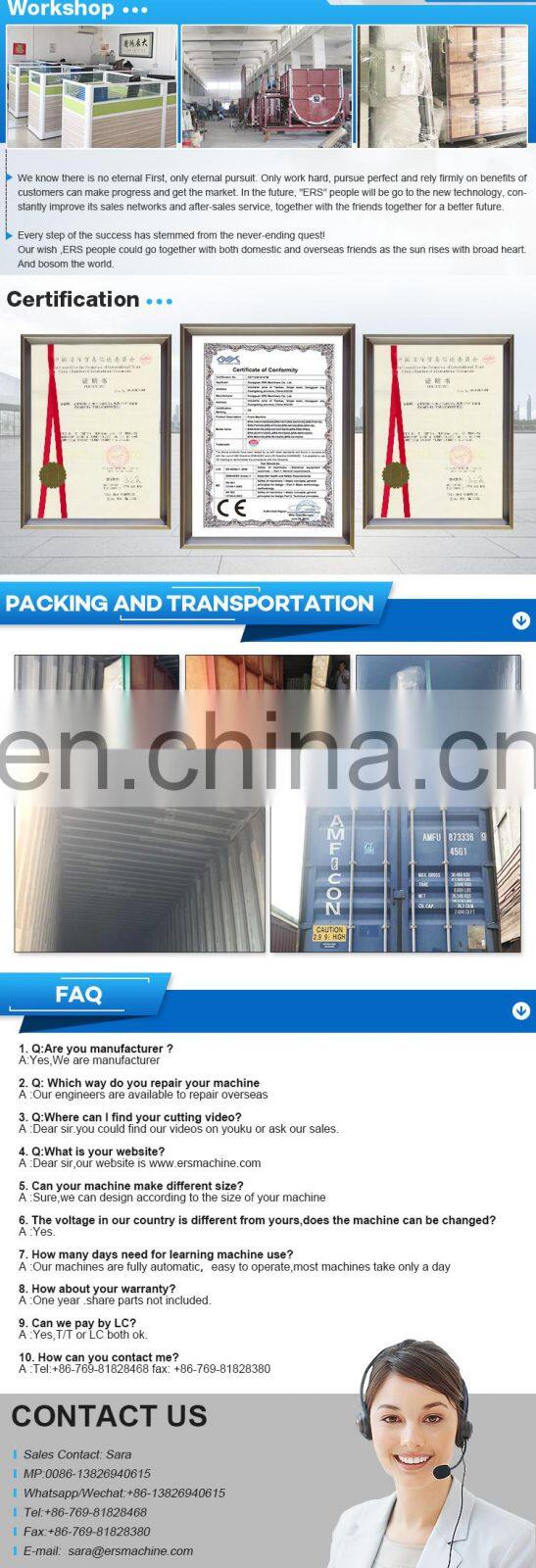 High quality electric foam flat block cutting machine for sale