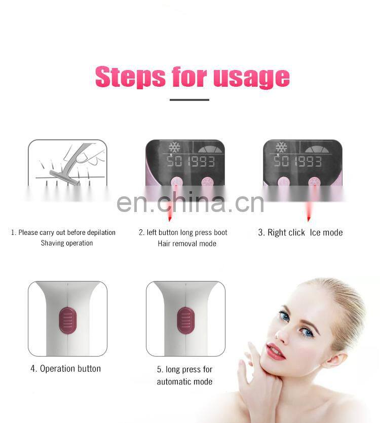 epilator home laser hair removal handheld 808nm diode laser hair removal machine at home
