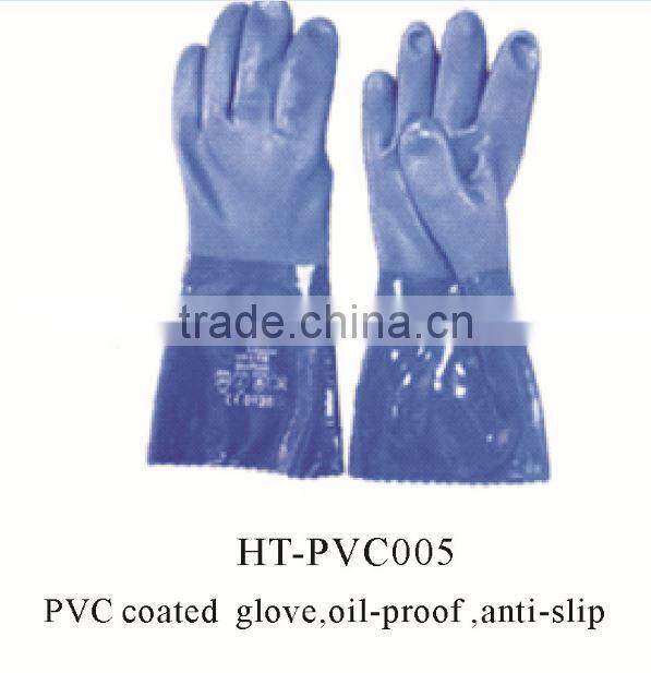 worker/PVC fully coated cotton interlock gloves good quality hand working gloves PVC gloves safety gloves hand protector