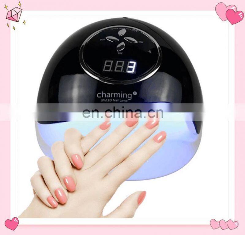 2019 New 80W UV Lamp LED Nail Lamp Nail Dryer For All Gels Polish With 10s/30s/60s/99s Timer Manicure Tool Gel Light