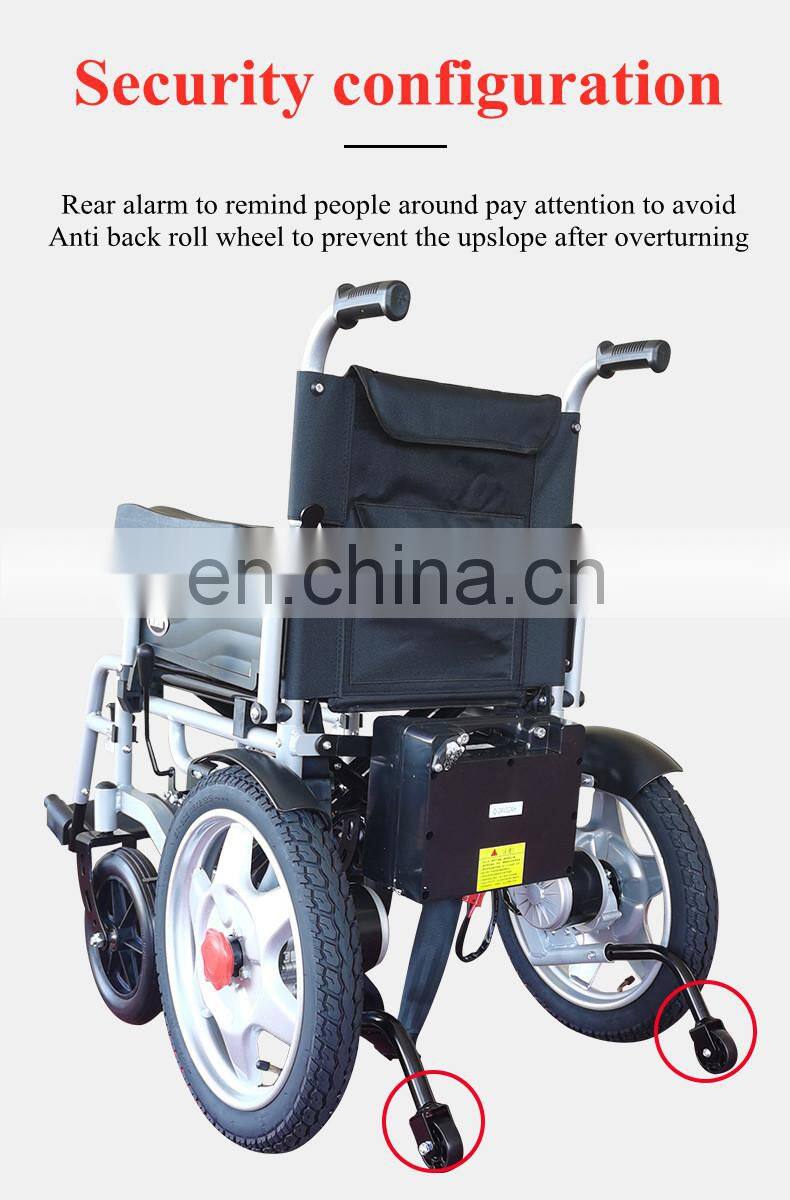 Factory Electric wheelchair portable folding intelligent multifunctional electric vehicle disabled elderly mobility vehicle