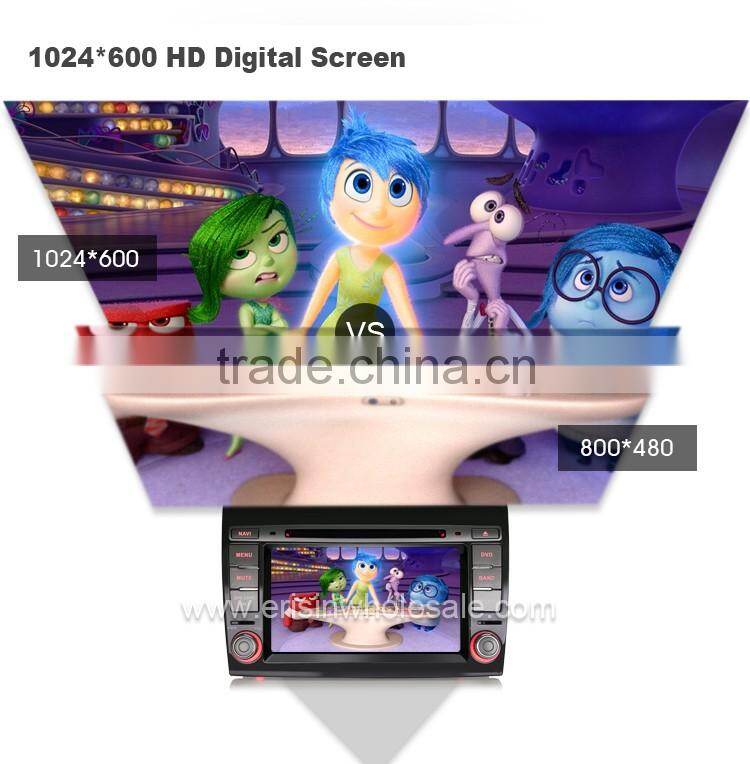 Erisin ES2700F 7 inch Bluetooth Car Audio with GPS 3G WiFi for FIAT BRAVO