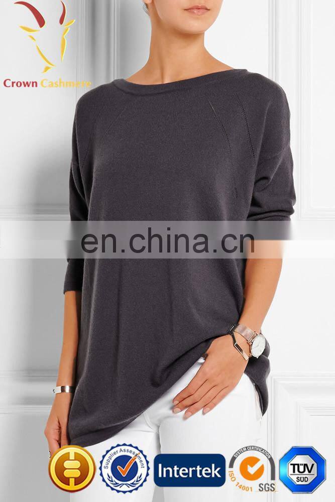 Women 100 Cashmere oversized Pullover Sweaters