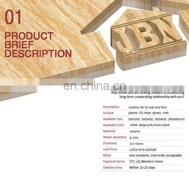 Foshan 400x800 Anti-slip shinny tiles for bathroom tile ceramic flooring tiles