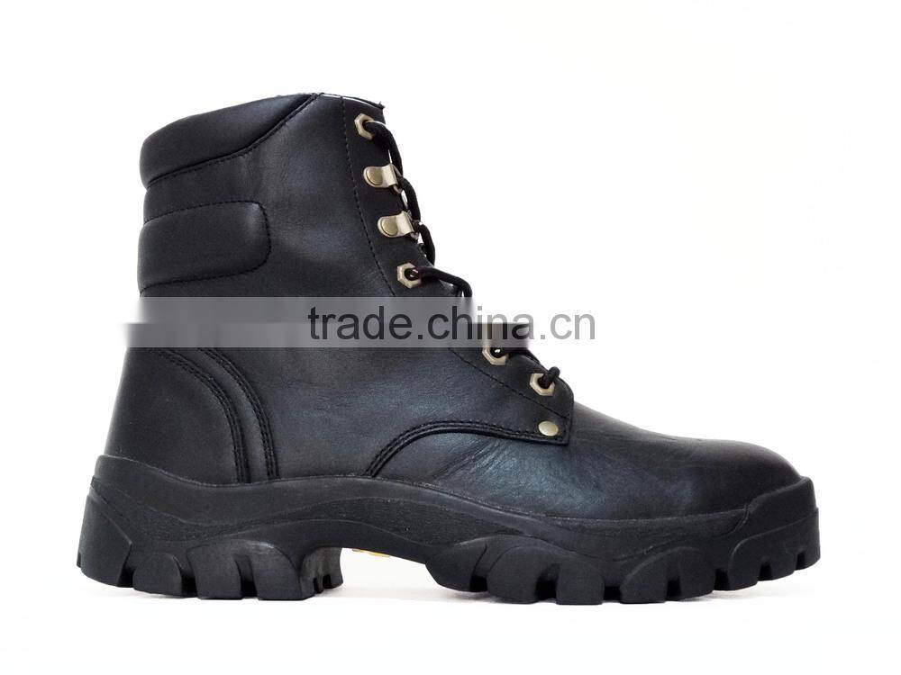 Black Colour Ankle Safety Boots