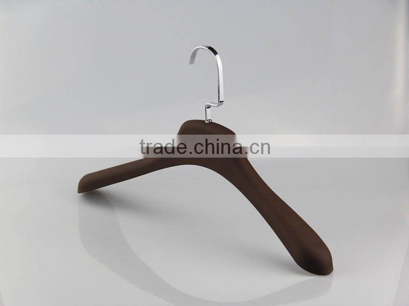 HA6932 antislip plastic hanger coat rubber coated hanger