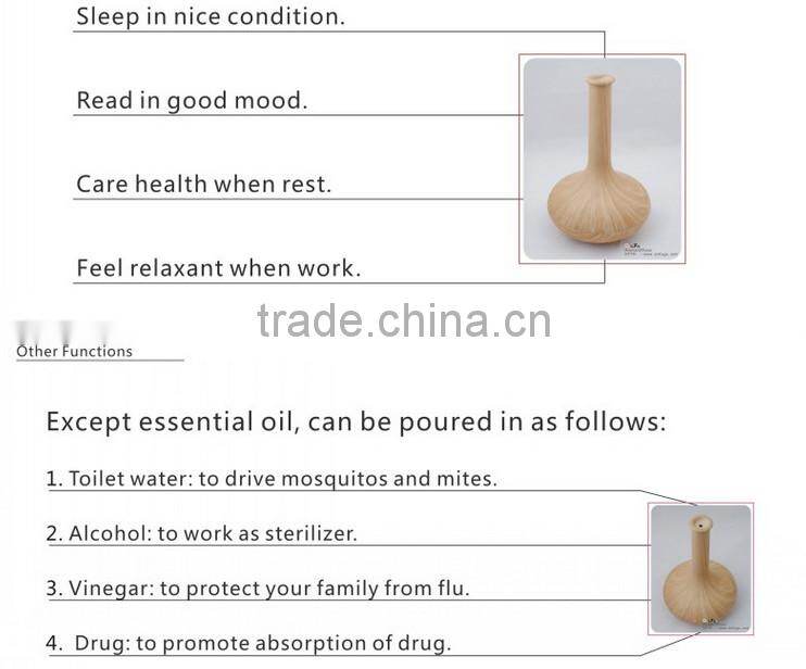 2015 fashion piano black mini portable oxygen diffuser