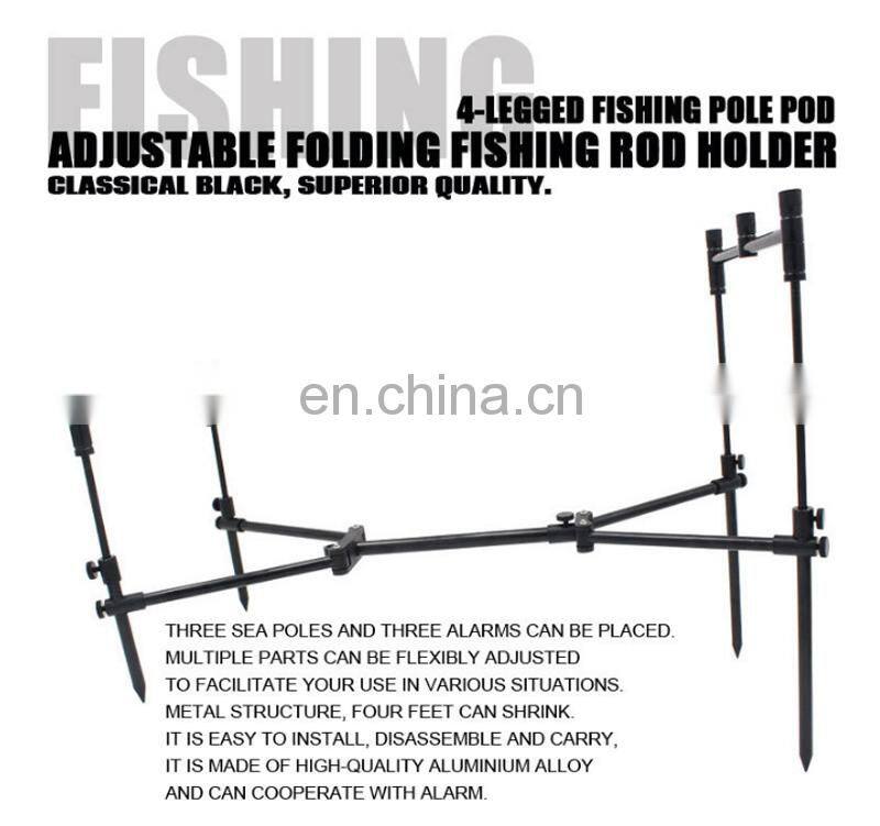 Amazon Fishing Rod Bracket Aluminum Alloy Ground Plug Bracket With Bag Carp Fishing Rod Pod