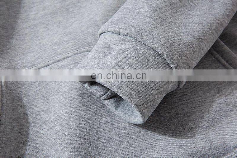 Men's and women's sweater sports hoodie plus size training fitness jogging suit 2-piece custom printing