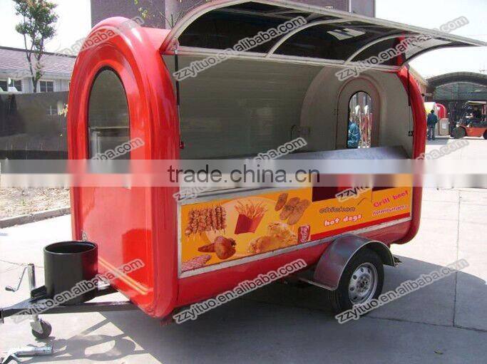 Mobile Food Trailer, Fried Ice Cream Food Cart, Food Truck