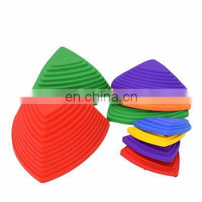 kindergarten plastic unicorn shapes connecting toys Large children game set training balance toy plastic balancing step stone