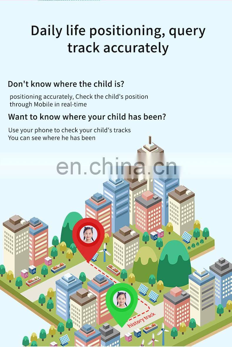 Waterproof children kids gps baby smart watch sim card