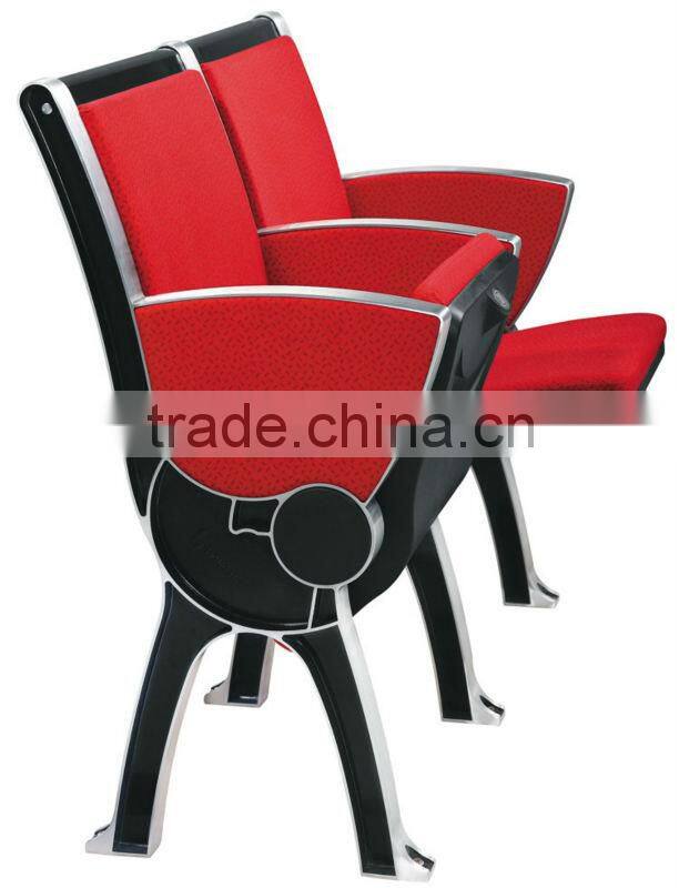 aluminum leg college desk and chair for classroom furnutire TC-901A-L