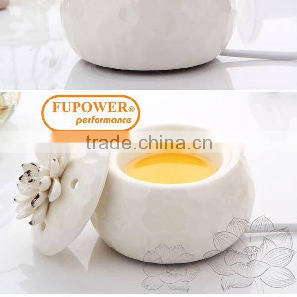 Super beautiful Chinese Craftmanship ceramic ELECTRIC AROMATHERAPY ESSENTIAL OIL BURNER/DIFFUSER