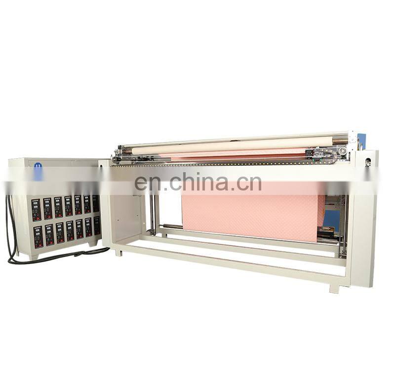 UT3000S ultrasonic fabric embroidery quilt quilting sewing machine with cross cutter