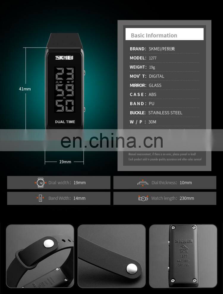 Unisex large stock promotion bracelet watch led digital