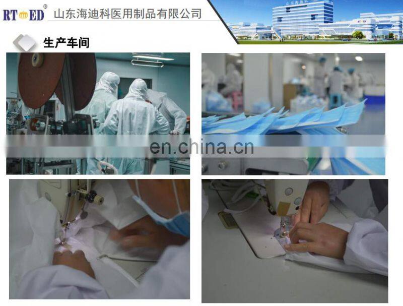 Disposable medical surgical face mask TYPE IIR 3ply earloop non-woven CE exporting white list EN14683:2019