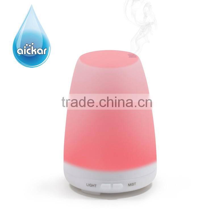 7 Colors LED Factory Price 100ml Ultrasonic Aroma Humidifier SPA Pure Essential Oil Diffuser Mist Maker Fogger