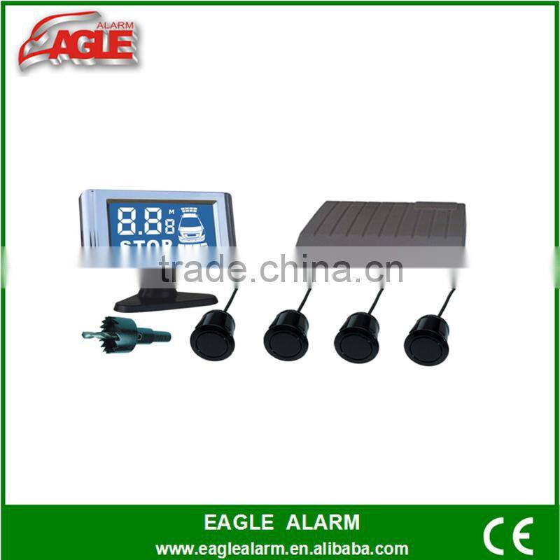 LCD sensitivity adjustable parking sensor with 4/6/8 sensors optional with long display distance