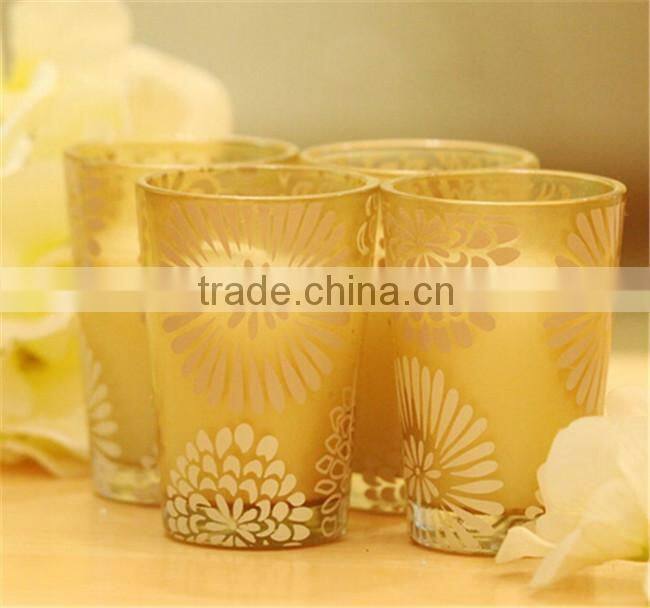 solid wire glass candlestick mini lantern wedding favors