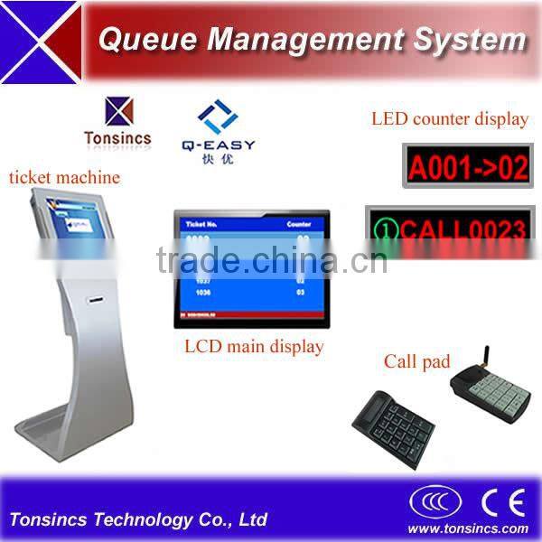 Electronic Complete bank/government/hospital Touch Screen Thermal Ticketing Queuing Systems