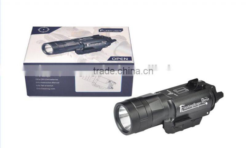 New product JG-2A 500 Lumen Tactical Light LED handgun or long gun weapon light made in china