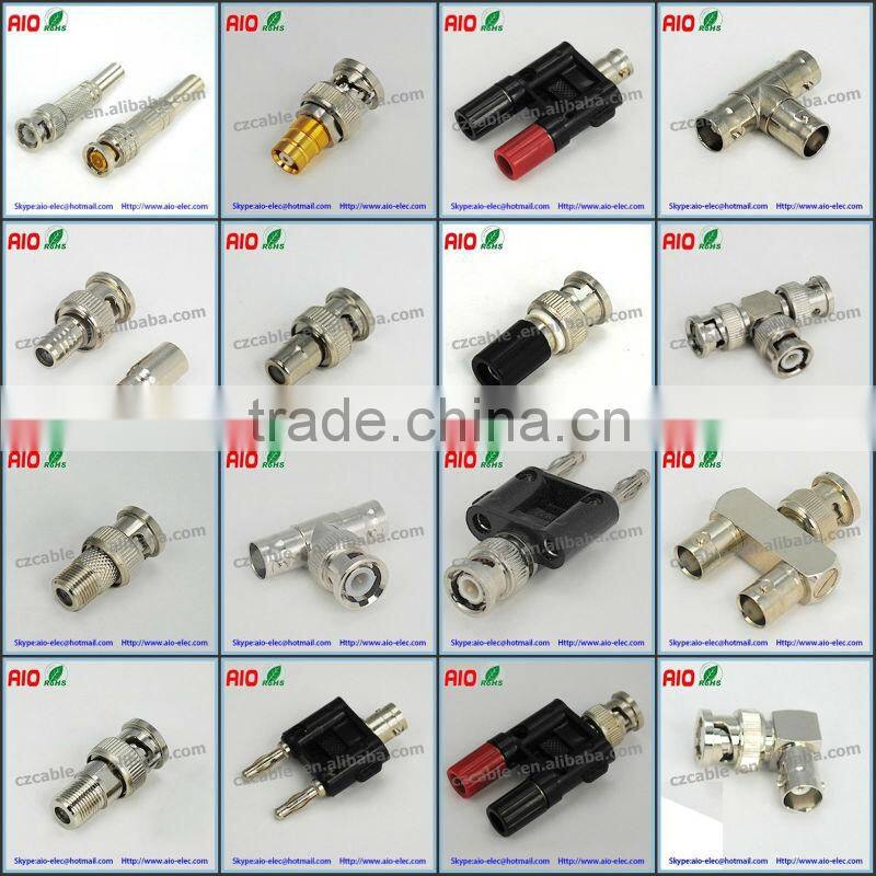 BNC female jack to F FEMALE JACK F female BNC female RF connector adaptor