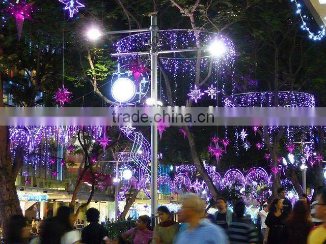 across street light for outdoor decoration light